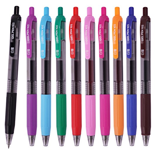 G-103 Colorful Gel Pen with Quick-drying Ink